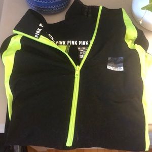 Victoria Secret PINK Zipup Sweater sz L